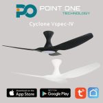 Point One Cyclone VSPEC-IV Ceiling Fan