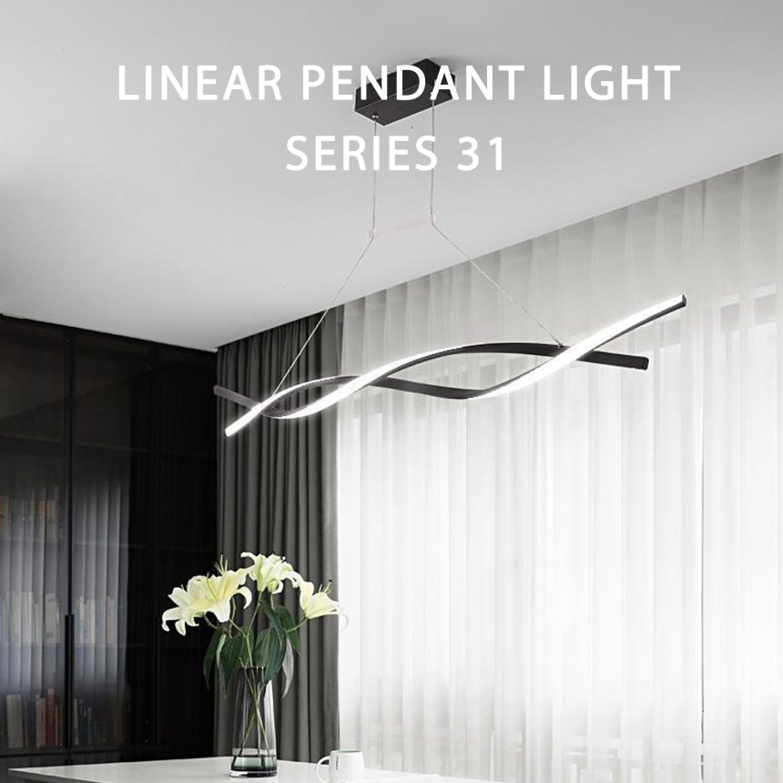 Linear Pendant Light Series 104 (with remote controller) - BEACON LED ...